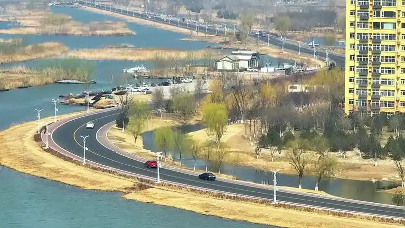 泰安市东平县:湖畔的初春印象