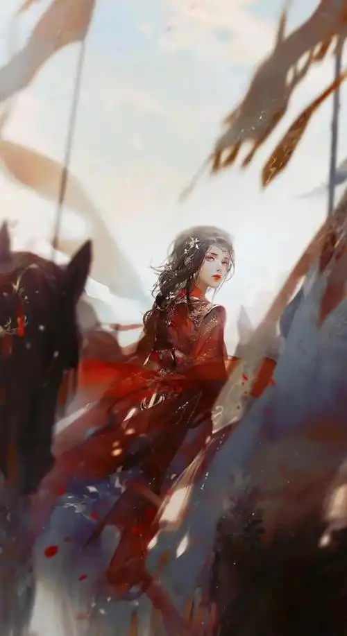超仙的红色古风壁纸要不要抱图呢