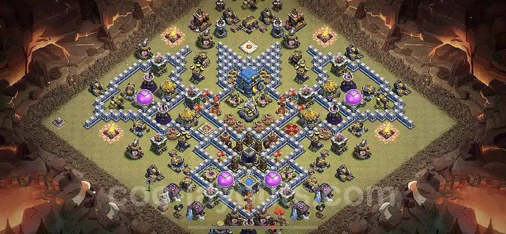 部落冲突12本最强布阵复制链接