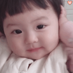 萌娃丸子妹表情包动图太太太可爱了!