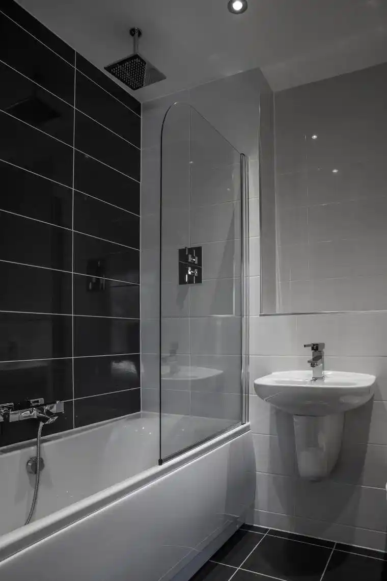 美丽的现代浴室在澳大利亚大厦