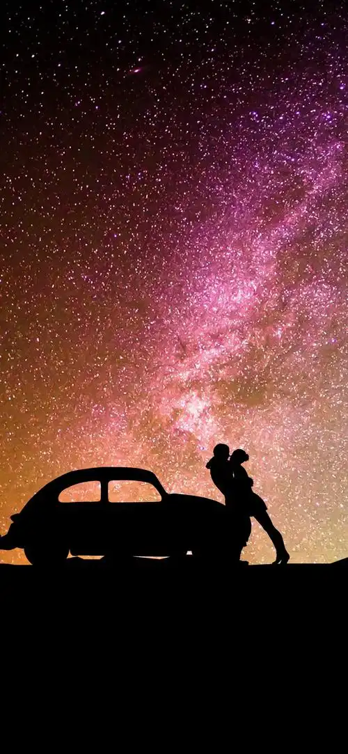 蓝色星空下的爱恋