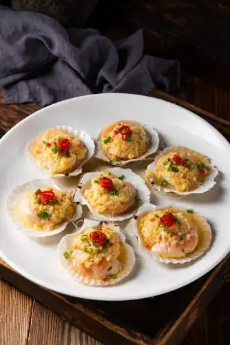 蒜蓉粉丝蒸扇贝 扇贝