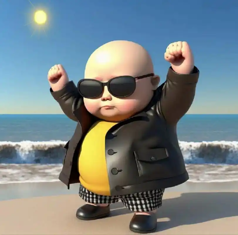 光头男朋友头像来了|胖嘟嘟超可爱 姐妹跟我说有没有男的头像,他来了