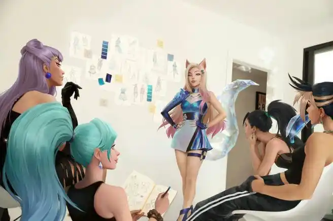 回顾一下kda女团的训练日常#英雄联盟