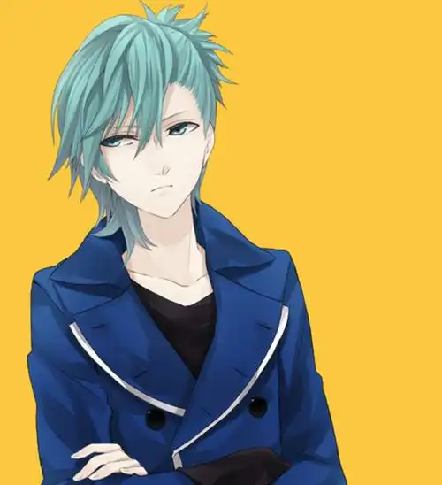 动漫美图歌殿美风蓝帅哥