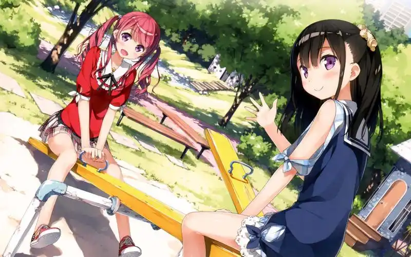 日系动漫同人可爱美女桌面高清壁纸动漫美女二次元美女卡通美女日漫