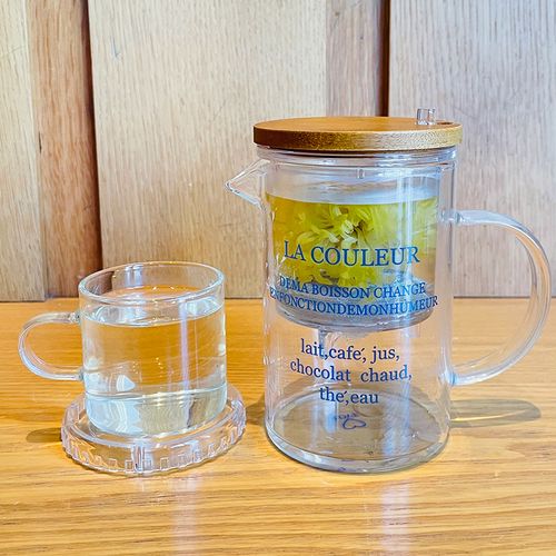法式创意水壶家用茶水分离玻璃水杯办公室宿舍用一键过滤泡茶杯子