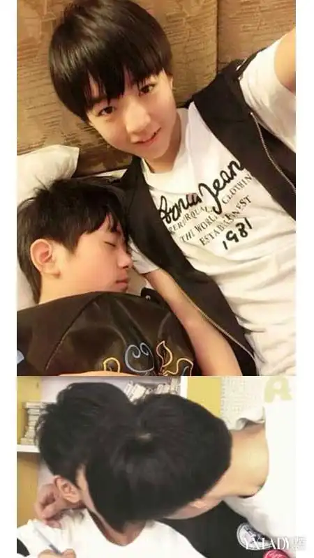 王俊凯王源吻照曝光 揭王俊凯家庭背景女朋友李佳宁照片