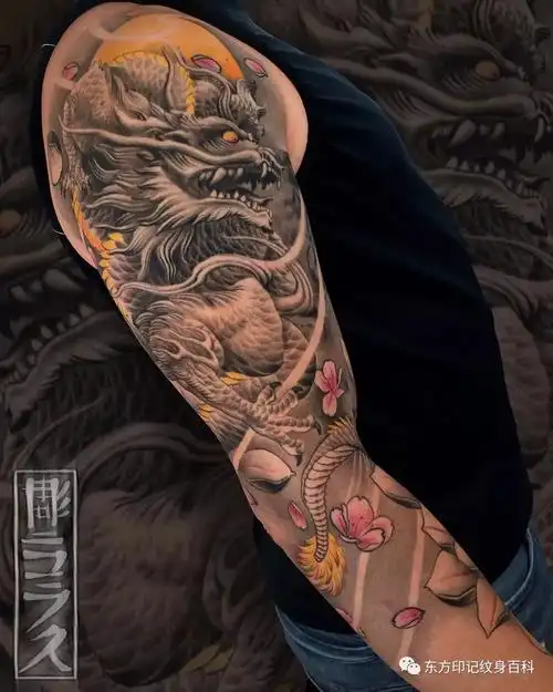 传统花臂花腿半胛一次看个够