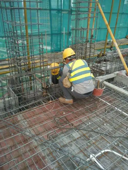 9#楼十七层均压环焊接