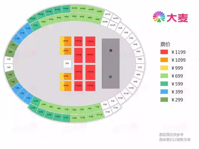 2023年张信哲演唱会曲靖站舞台布局图