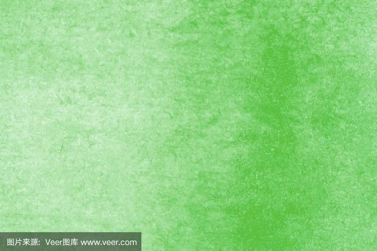 绿色水彩纹理墙纸.高分辨率的海报.抽象的手工纹理.