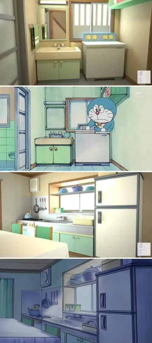 还原《哆啦a梦》中大雄现实的家