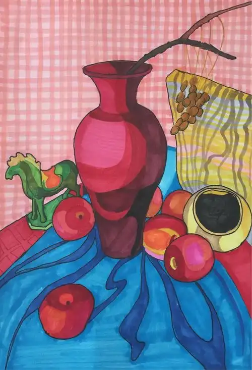 17产设9班 《设计色彩》色彩归纳环节 作业集萃