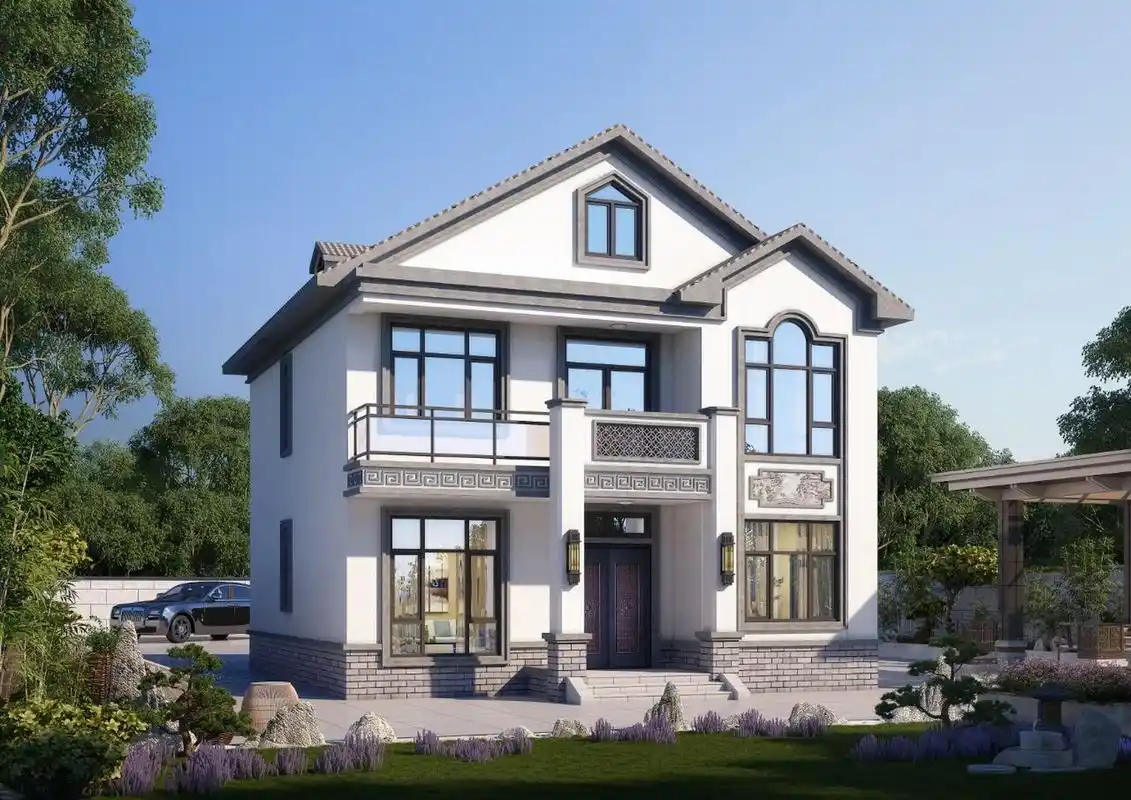 10米×12米,二层中式风别墅 92房屋概况 编号: dc1001 层数: 二层