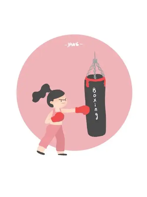 运动风q版小人一组