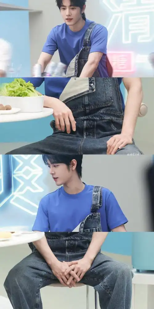 肖战终于穿背带裤了##肖战rio全球品牌代言人