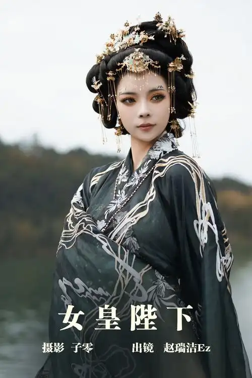 虞美人开满的山坡 少女 人像 摄影 写真 花 小清新青鸟 古风 女侠