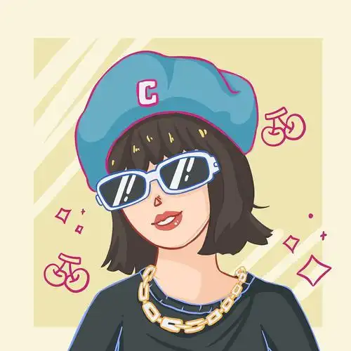 手绘头像,卡通人物