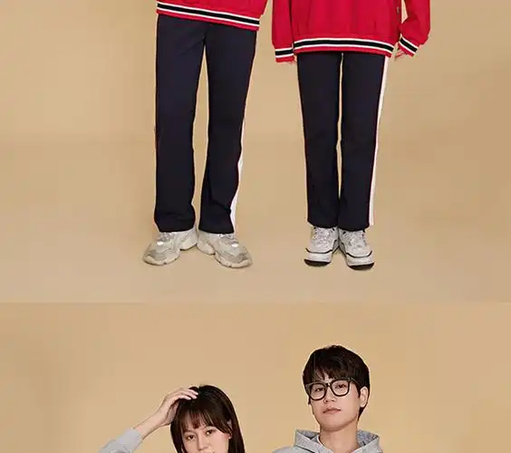 北京市第十四中学校服套装现货(男女同款) 针织长裤 155cm【图片 价格