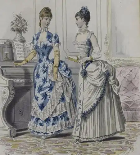 完美诠释女性的优雅,高贵气质的时装,19世纪的巴黎时尚服装