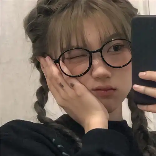 (今日8折)原宿镜架韩版眼镜女款近视文艺复古眼镜框圆形细黑框ins网红