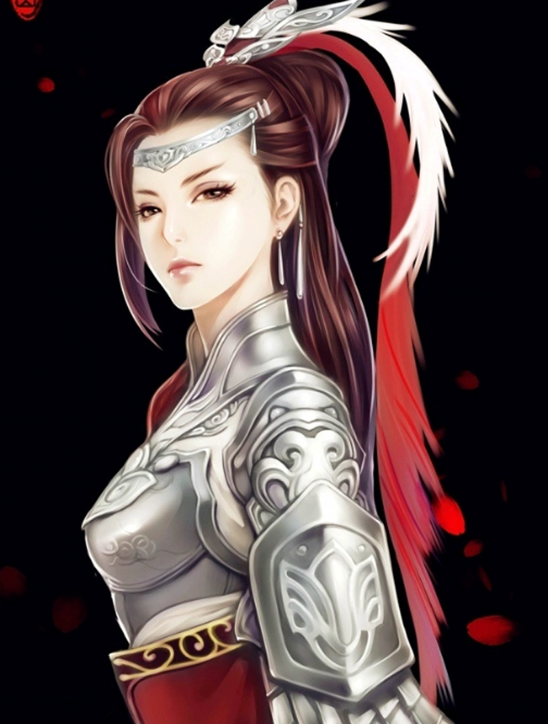 古风动漫超美女将军:散乱的悲伤,无处安放!