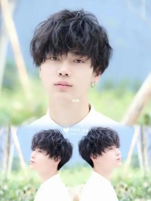 男生烫发  #男生发型  #根据脸型选发型  #男生变帅发型指南  #昆明