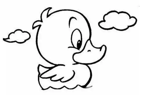 鸭简笔画 鸟简笔画简单