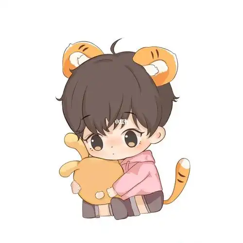 谁家的小脑斧_肖战_兔子_q版_素材_素材其他