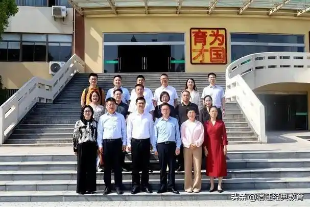 重庆市合川区考察团访问宿迁中学