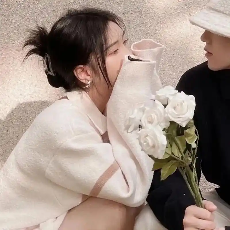 情头 | 手捧花情侣头像