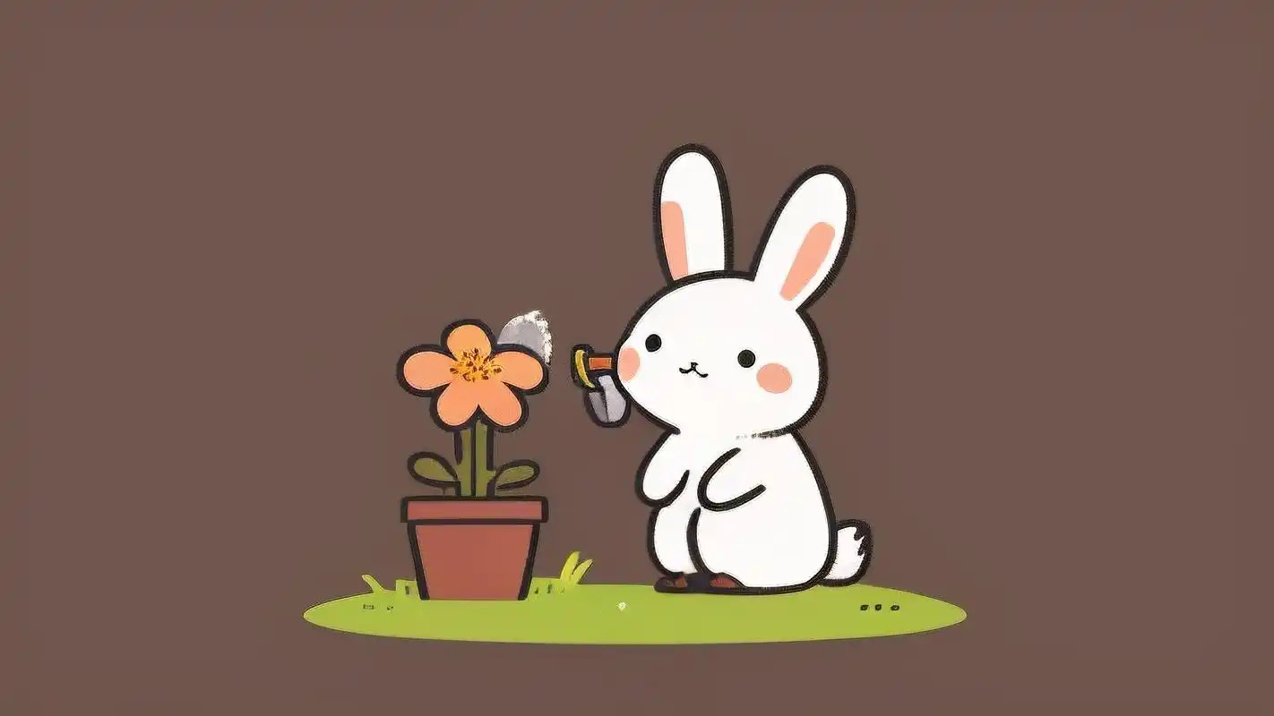 来看看这组超萌的小兔横屏壁纸吧!