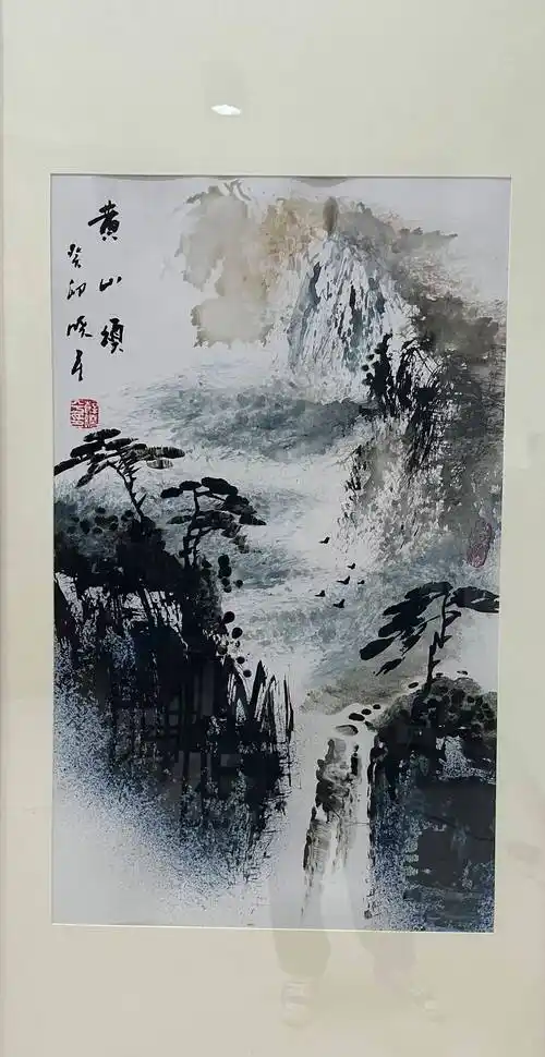 笤帚皴天地 泼彩新世界——记非笔画创始人薛晓平_皴法_山水画_中国