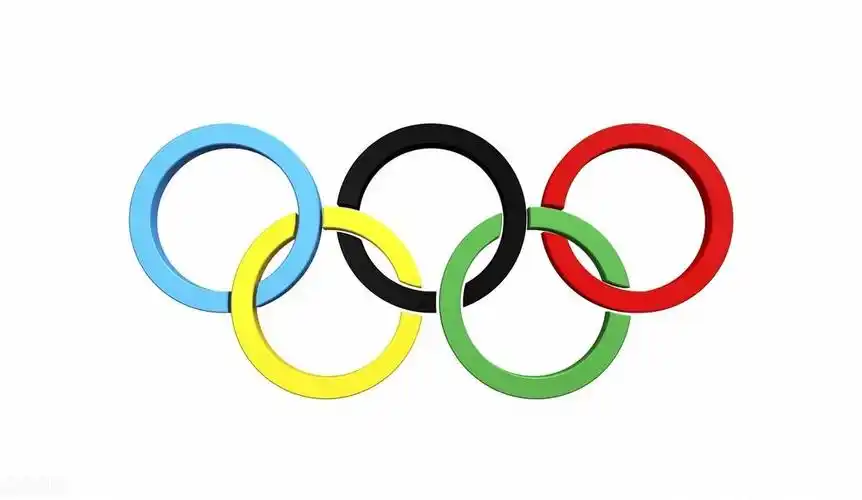 奥林匹克五环标志主要是由印有5个奥林匹克环的奥运会会旗组成的,奥运