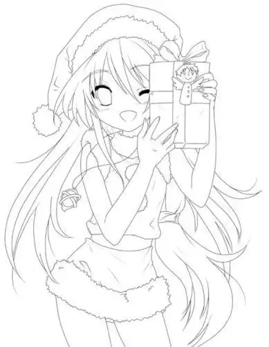 怎么画简笔画动漫少女