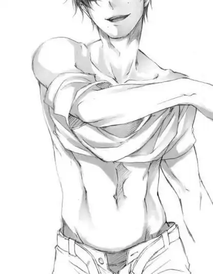 简笔画素描帅气男士漫画版男男简笔画男男情头简笔画动漫男生头像冷酷