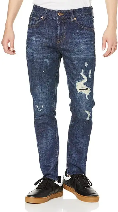 gers 牛仔裤 extreme skinny men's denim pants 男士