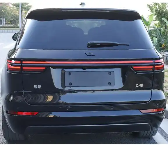 车标贴前后黑色碳纤维升级外饰改装汽车专用品配件理想one前车标黑色