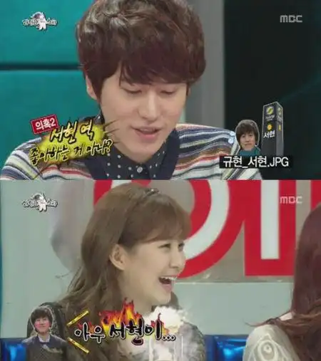 sj圭贤曝少女时代徐贤最接近理想型