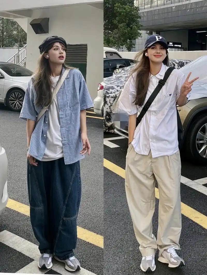 少年感衬衫合集,学院风夏季穿搭.看看衬衫如何穿出日系/韩风/ - 抖音