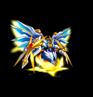 神迹魂王天使的攻击大招效果图~展开翅膀一瞬间有没有晃到你的眼?