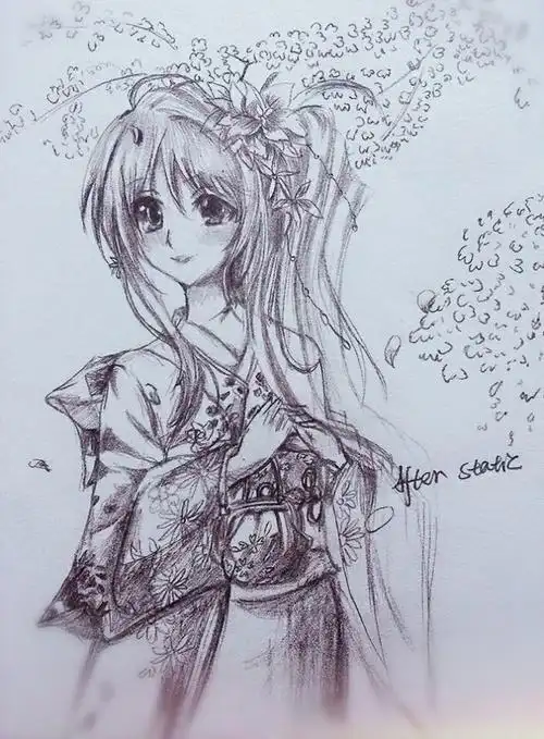 日本动漫人物手绘