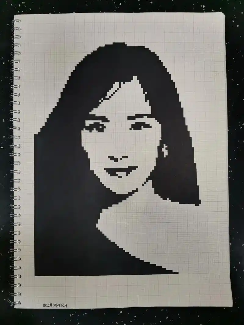 临摹非原创@温小暖0902222800  a4网格本 - 抖音