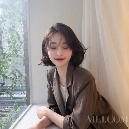 秋冬日韩短发新趋势懒人短发造型推荐