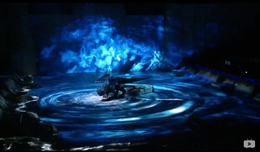 电脑三维动画视觉特效现场投影《驯龙高手》_3d全息投影|婚礼宴会厅