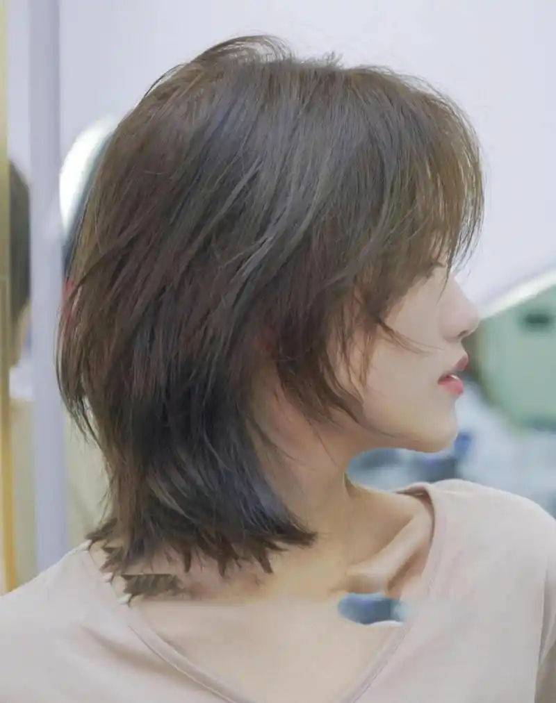 天津剪发 #短发#发型#发型分享#日系发型#韩系发型#狼尾发型#缁鱼头