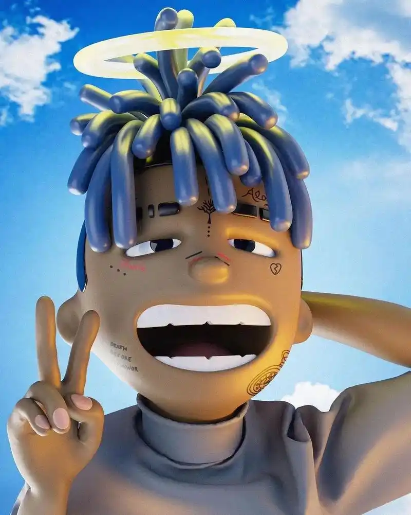 分享一组动漫版rapper #头像 #lilpeep