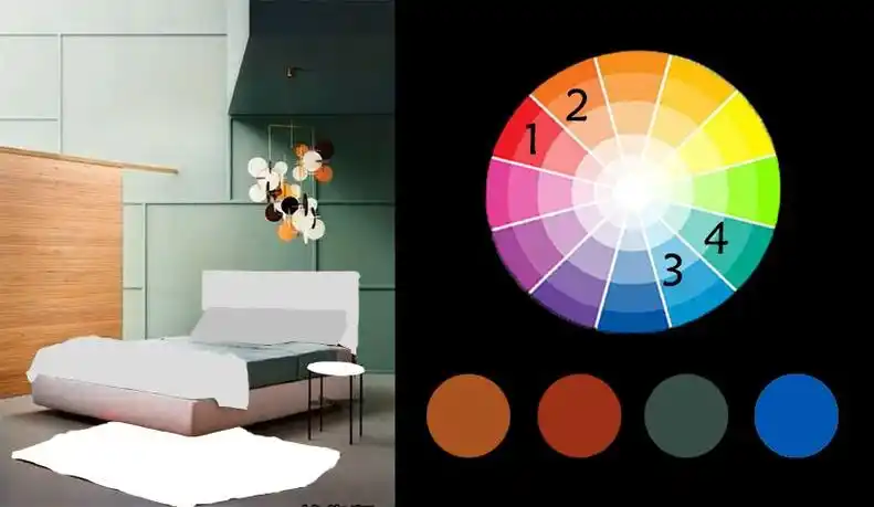 长方形色彩搭配案例腔调软装